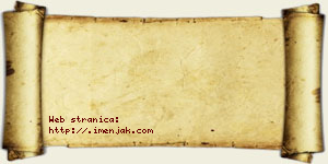 Kristina Budalić vizit kartica